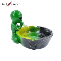 【 Party Store 】 R amp;R Exquisite Alien Ashtray Portable Resin Starry Sky Ash Tray Desktop Adornment for Home Cute Smoking Accessorie Gadget for Men