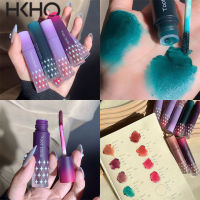 HKHO Cool Sweetheart ลิปเคลือบลิปเนื้อแมทสีกำมะหยี่สีน้ำเงินสีม่วงลิปกลอส