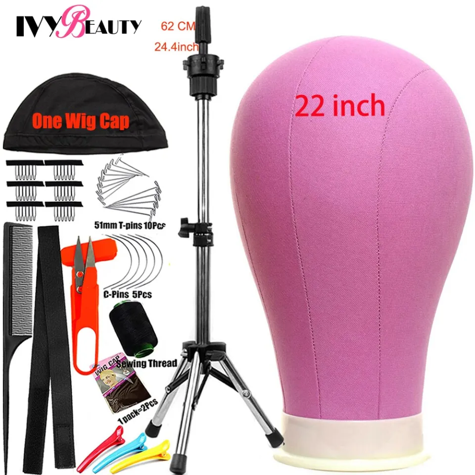 Female Human Face Mannequin Head Canvas Block Training Wig Head Stand With  Tripod Wigs Making Kit Tool Hairdressing Stand Holder