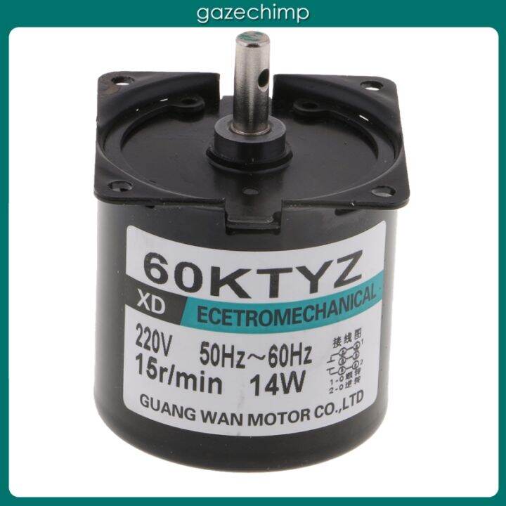 60-ktyz-ac-synchronous-เกียร์มอเตอร์-220-v-14w-15r-นาที-7-มม-เพลา