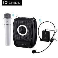 SHIDU 25W Portable Voice Amplifier Waterproof Mini Audio Speaker USB Lautsprecher With UHF Wireless Microphone For Teachers S92 Megaphones