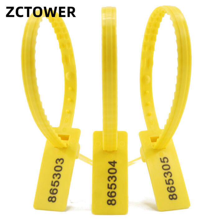 Plastic Security Seal Truck Door Seal Serial Numbered Pull Tite Tags