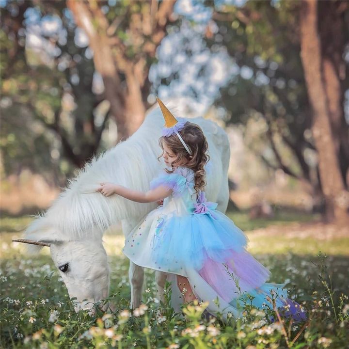 fantasia-angel-girls-unicorn-dress-fancy-girl-little-pony-rainbow-tulle-tiered-christmas-kids-birthday-party-horse-tail-dress