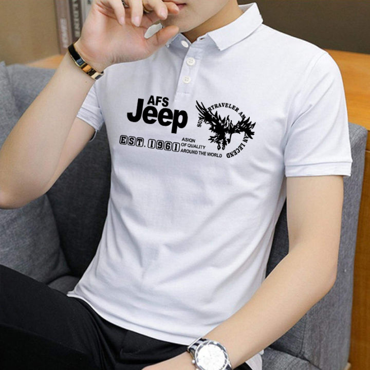 polo-เสื้อยืดนักเรียนแขนสั้นพิมพ์ลายเสื้อโปโลแบบตัด