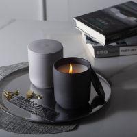 【YP】 Circular Candle Cup with Lid Silicone Mold Storage Thin Mirror Dropping Plaster New