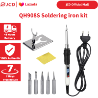 JCD QH908S ไฟฟ้าเครื่องเชื่อมเหล็ก Us/eu Plug ปรับอุณหภูมิได้220V จอแสดงผลดิจิตอลอุปกรณ์ช่างเชื่อมบัดกรีแบบพกพา