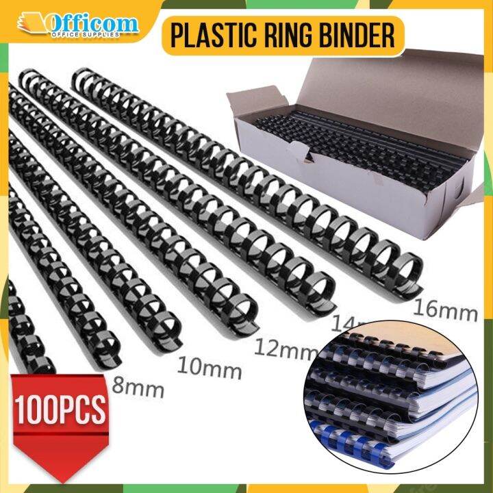 Plastic Ring Binder for Comb Binding Machine (8mm / 10mm / 12mm / 14mm ...