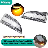 2x LED Dynamic Blinker Turn Signal Light Side Mirror Indicator For Renault Megane 3 MK3 III RS 2008-2016 Laguna III X91 Fluence