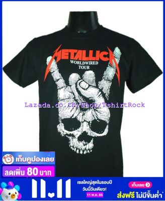 เสื้อวง METALLICA เมทัลลิกา ไซส์ยุโรป เสื้อยืดวงดนตรีร็อค เสื้อร็อค  MET1750 มีปลายทาง