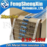 【cw】 20pcs/lot 2W Metal film resistor 1  0.1 1R  10M 2.2R 4.7R 1M 22R 47R 100R 220R 470R 1K 10K 100K 2.2 4.7 10 22 47 220 470 ohm