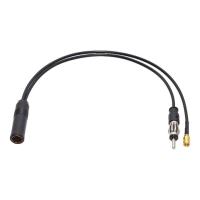 Antenna to Aftermarket Radio Adapter Radio Connector Stereo Cable Split SMB DIN Cable for Aftermarket Antenna Converter Car Accessories Modification best service