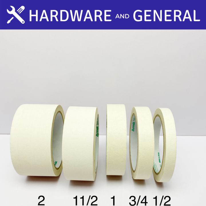 Armak Brand Masking Tape white size 1/22 packaging and fragile tape