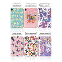 เคสแท็บเล็ตสําหรับ OPPO Pad 11-นิ้วรูปแบบผีเสื้อบินการป้องกันแบบรวมทุกอย่างฝาครอบขาตั้งพับพลิกได้ด้วยฟังก์ชั่นการนอนหลับและปลุกอัตโนมัติ