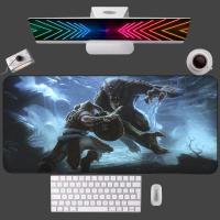 Elder Scrolls V Skyrim Mouse Pad เกมเมอร์ความเร็วล็อคขอบยางโต๊ะเกมสำนักงานแผ่นรองเมาส์กันน้ำ