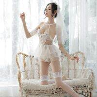 【Hot Sale】 Bride Wedding Female Transparent Seduction Wearing Headgear Couple Role Playing 105