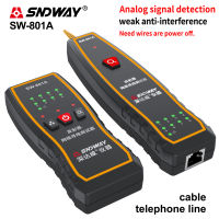 SNDWAY Cable Tracker Tester Professional Line LAN Detector ศัพท์ Wire Tracker Breakpoint Location Diagnose Tracker RJ45 RJ11