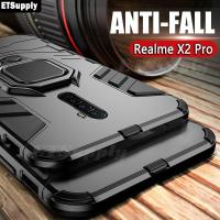 ETSupply เกราะหรูหราแหวนสำหรับ Realme X2 Pro แม่เหล็ก Anti-Fall Soft Shockproof ฝาหลังสำหรับ Realme X2 Pro ปลอก