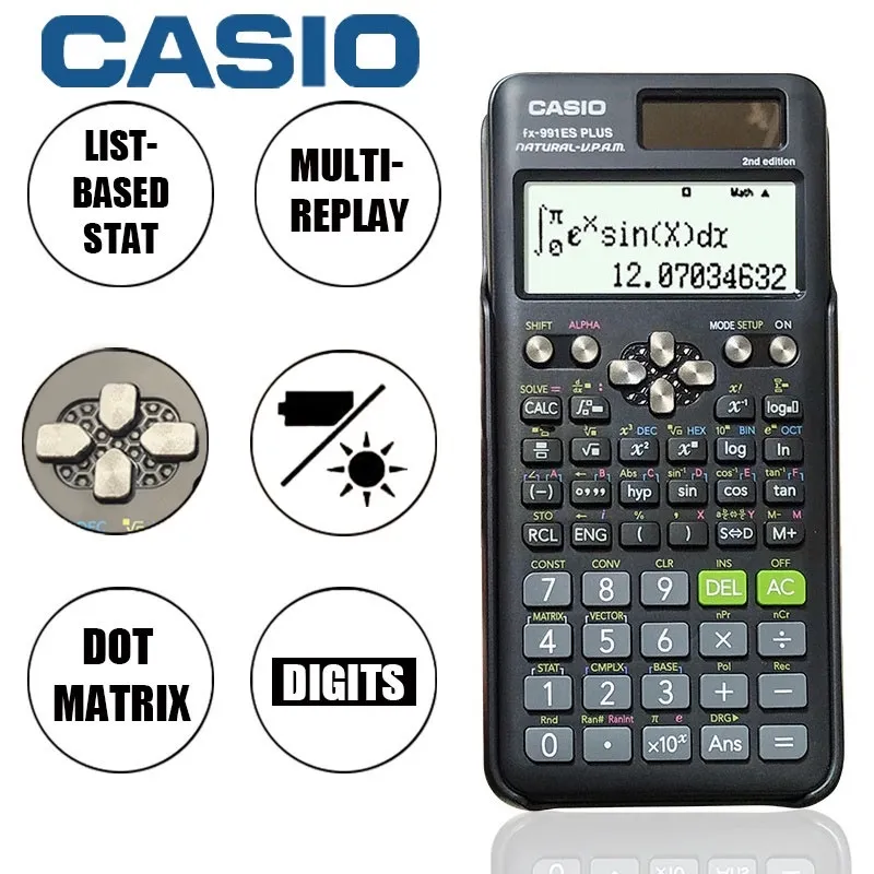 Scientific Calculator Original Casio Fx 991es Plus Fx 82MS 2nd