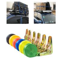 【YD】 5 Meters Tensioning Belts Adjustable Straps for Car Motorcycle Ratchet Tie-Down Luggage Bind