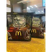 Mcdonalds Merchandise กระเป๋าช้อปปิ้ง ผ้าแคนวาส ขนาดเล็ก แบบพกพา พับได้ น้ําหนักเบา เป็นมิตรกับสิ่งแวดล้อม