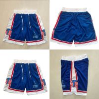 Big 2022 NEW Just Don Dunk Color Blue No. 1 Pocket Basketball Pants Baseball Shorts Y727