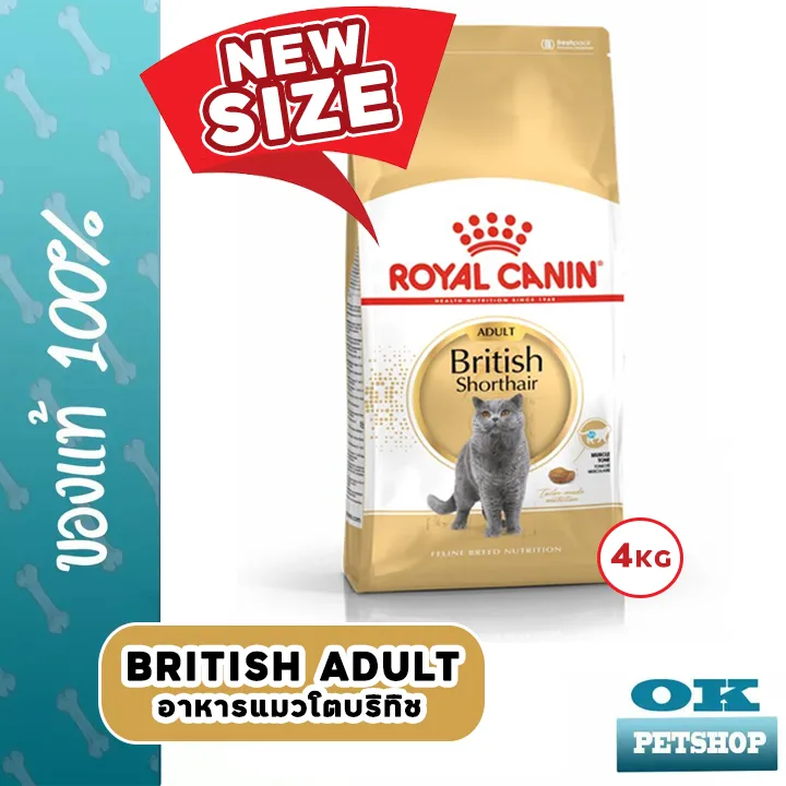 ขนาดใหม่-royal-canin-british-shorthair-adult-4-kg-อาหารสำหรับแมวโตพันธุ์บริทิชช็อตแฮร์