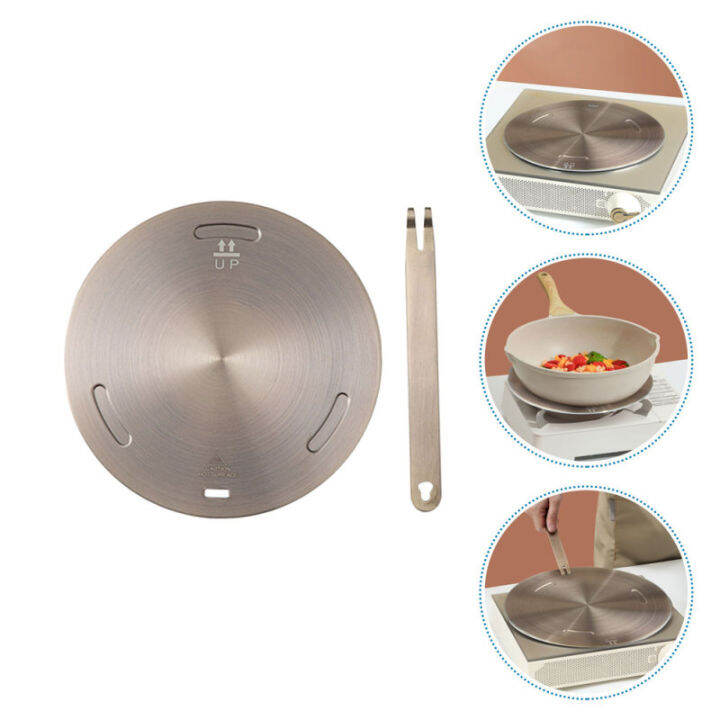 Dulrua Induction Cooker Heat Conduction Plate Converter Disk Stainless