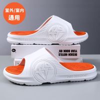 Slippers for men summer trendy outer wear ultra-thick-soled beach non-slip height-increasing mens fashionable slippers that feel like shit when going out 【JYUE】