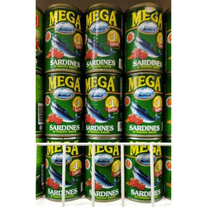 Mega Sardines in tomato sauce 155g Lazada PH