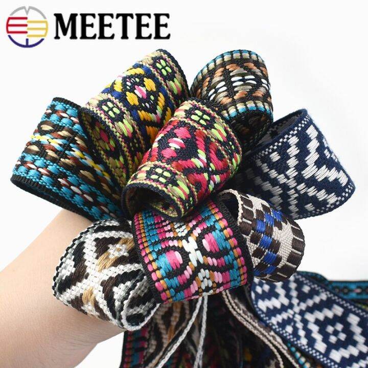 5meters-30-38mm-jacquard-weing-tapes-ethnic-lace-rions-for-bag-strap-sewing-tape-bias-binding-diy-garment-accessories