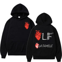 Lf La Tamille Hoodie Le Monde Chico Album PNL The Family Rap Hooded Sweatshirt Hip-Hop Men Hoodies Oversized Streetwear Size XS-4XL