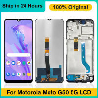 6.5 "ต้นฉบับใหม่สำหรับ Motorola Moto G50 5กรัมจอแสดงผล LCD Touch Screen Digitizer สมัชชาเปลี่ยนสำหรับ Moto G50 5กรัม XT2149-1จอแอลซีดี