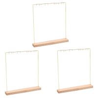 3X Fashion Jewelry Display Rack Stand Holder Earrings Hanging Organizer Showcase