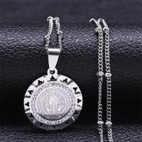 【CW】❐☎  Catholic Benedict Medal Pendant Necklace San Benito Necklaces Religious Jewelry colar feminino N8085S02