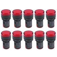 AC DC 12V 20mA Electronic Circuit LED Pilot Indicator 10Pcs Red Lamps