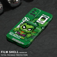 เคสแบบแข็งฟิล์มสำหรับ Samsung Galaxy A51 A52 A53 A13เคสมือถือ A04S A12 A12s A11 A04 A02 M40S A03 Hulk และ Iron Man เลนส์ป้องกันเคสโทรศัพท์พลาสติก