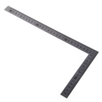 Stainless Steel 15x30cm 90 Degree Angle Metric Try Mitre Square Ruler Scale Shoes Accessories