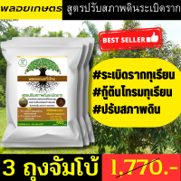 3ถุง #ระเบิดรากทุเรียนปรับสภาพดินพลอยเกษตร สูตรระเบิดรากทุเรียนปรับสภาพดิน 1 ถุงใช้ได้ 70 ถึง 80 ต้น อย่าลืมกดรับส่วนลด