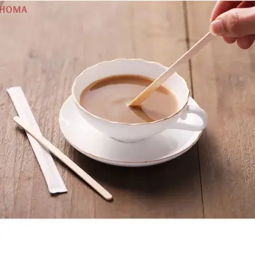 Natural Color Wooden Disposable Stir Sticks Espresso Stirrer Coffee Stir  Stick - China Coffee Stir Stick and Wooden Coffee Stick price