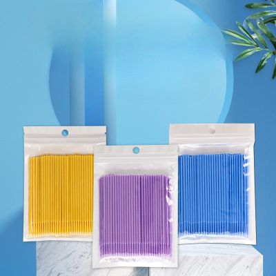 【jw】☏  Brushes Cotton Swab Extension Disposable Lash Glue Cleaning Applicator Sticks Makeup Tools