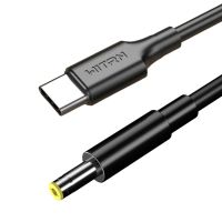 DC 4.0X1.7มม. ถึง Type C สายเคเบิลอินพุต USB-C สำหรับโน้ตบุ๊กแล็ปท็อป (4.0X1.7มม. ถึงสายแปลง USB-C)