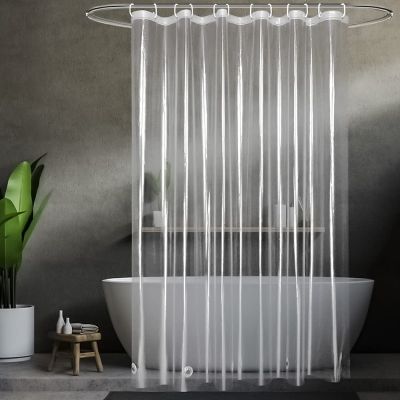 【CW】✳❦◄  Shower Curtain Transparent Curtains Mildew Plastic With Hooks PEVA