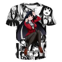 ใหม่ Kakegurui เสื้อยืด Anime Manga พิมพ์ 3D Street Wear ผู้ชายแฟชั่นผู้หญิงบวกขนาดเสื้อยืดแขนสั้นเสื้อยืดเสื้อยืดเสื้อผ้าด้านบน XS-5XL