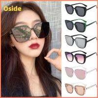 OSIDE ขนาดใหญ่สุดไซต์ แว่นตากันแดดทรงตาแมว สีดำสีดำ การป้องกัน UV400 แว่นตาสำหรับแว่นตา วินเทจ ที่บังแดดสำหรับขับรถ สำหรับผู้หญิงและผู้ชาย