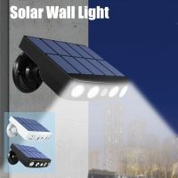 2pcs LED Solar Light Outdoor Security Lighting Smart Sensor Wall Light Anti-Theft Fake CCTV Camera Waterproof Street Garden Lamp