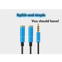 2 in 1 AUX 3.5MM Extension Audio Splitter Cable Adapter for Mobile Phone