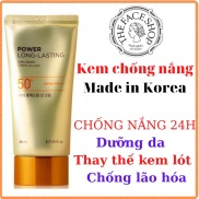 Kem Chống Nắng 50ml 80ml The Face Shop Đa Chức Năng Màu Vàng NATURAL SUN