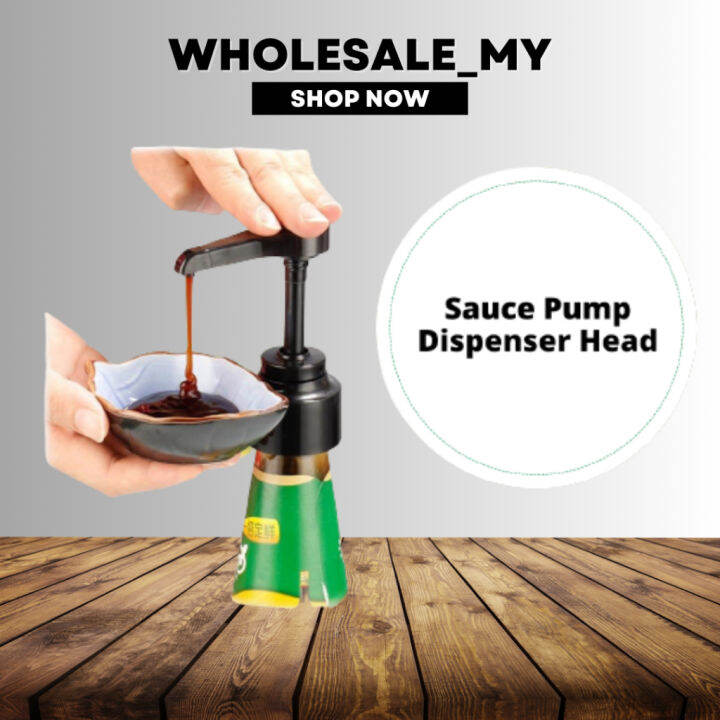 Sauce Pump Dispenser Head Chili Tomato Sauce Bottle Mouth Squeezer Pressure Nozzle Pump