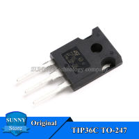 5Pcs Original TIP36C TO-247 TIP36 TO247(AC) 25A/100V Darlington หลอด N-Channel ใหม่เดิม