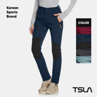 [TSLA] Womens Softshell Winter Snow Ski Pants Fleece Lined Waterproof Hiking Pants Work Outdoor Pants with Reinforced Knees I กางเกงคาร์โก้ I Skiing I Hiking I Winter Collection  (TM-XKB56)